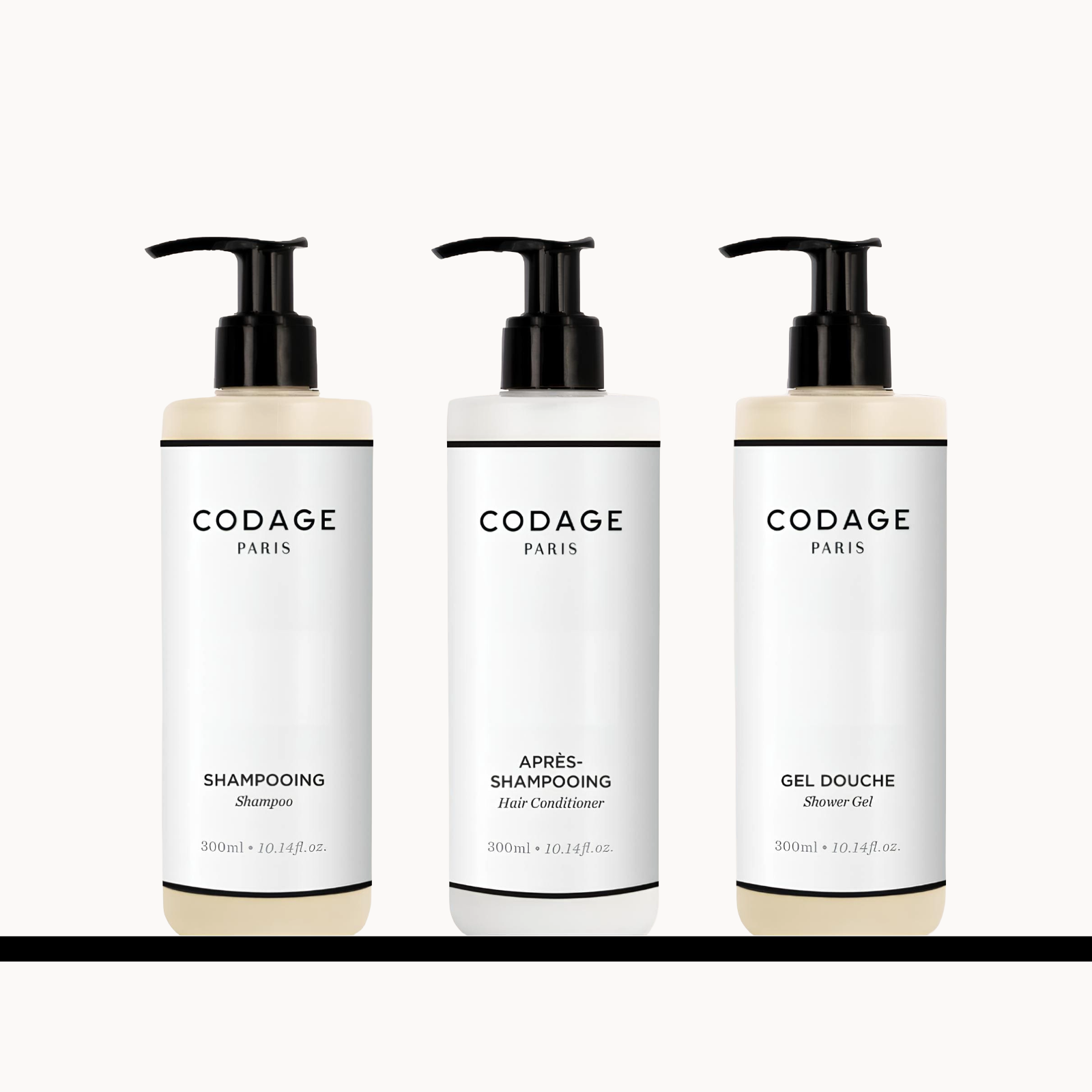 CODAGE Paris Amenities Shower gel Body & Hair Experience
