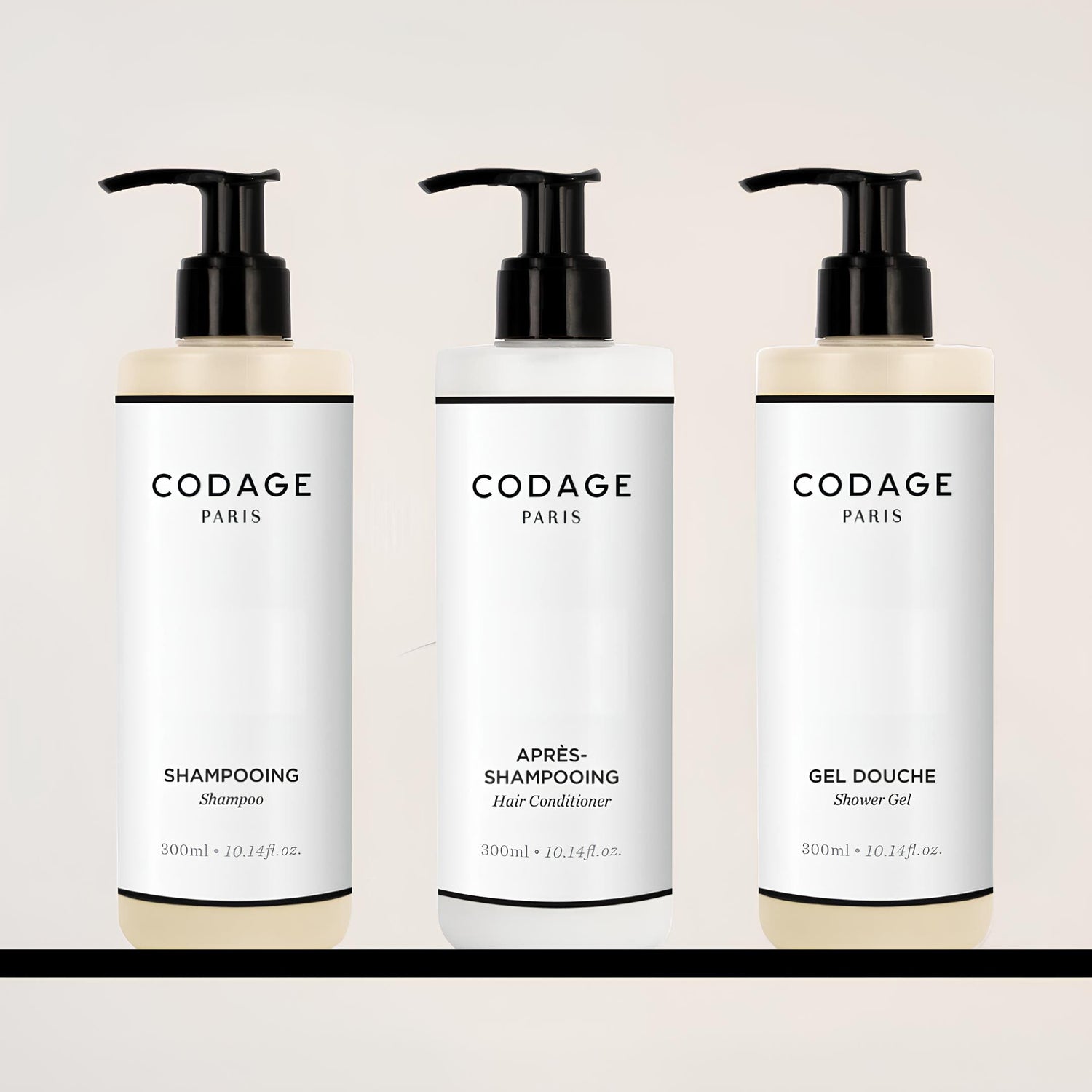 CODAGE Paris Amenities Shower gel Body & Hair Experience