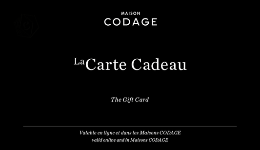 CODAGE Paris Gift Card Gift Cards The CODAGE e-Gift Card