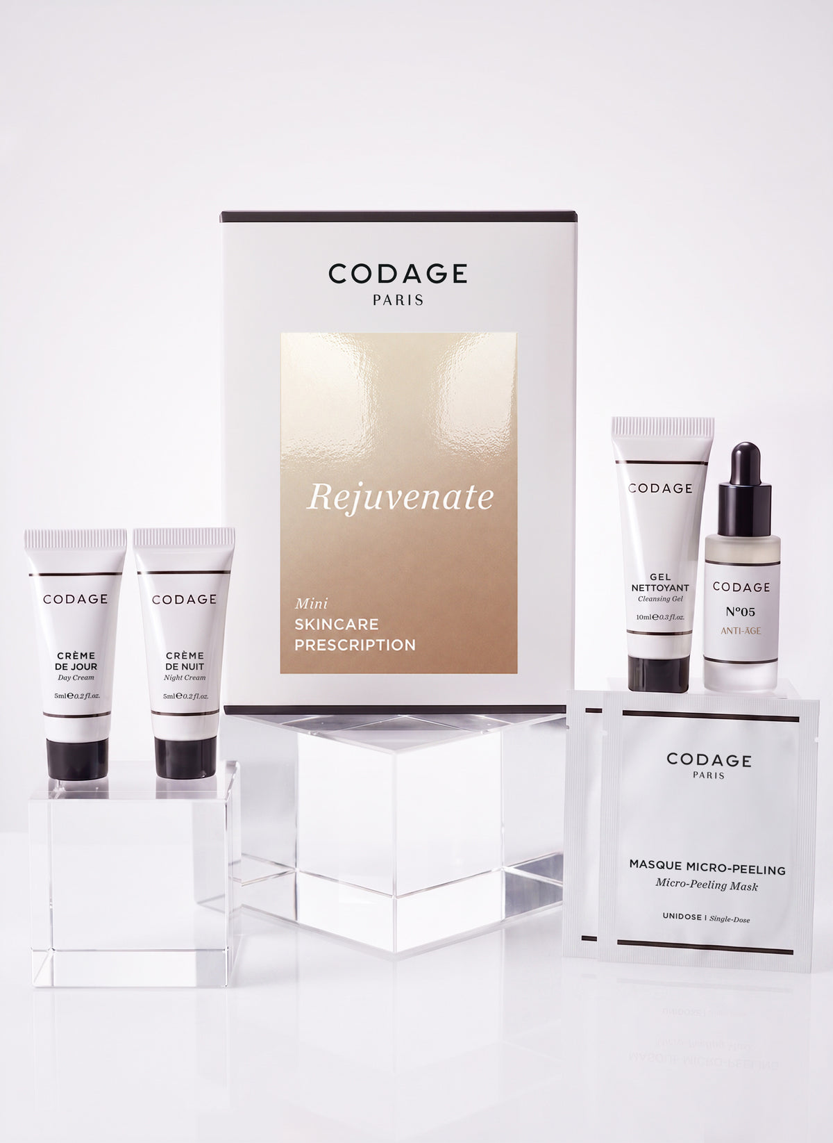 CODAGE Paris Product Collection Skin Care Rejuvenate Mini Skincare Prescription