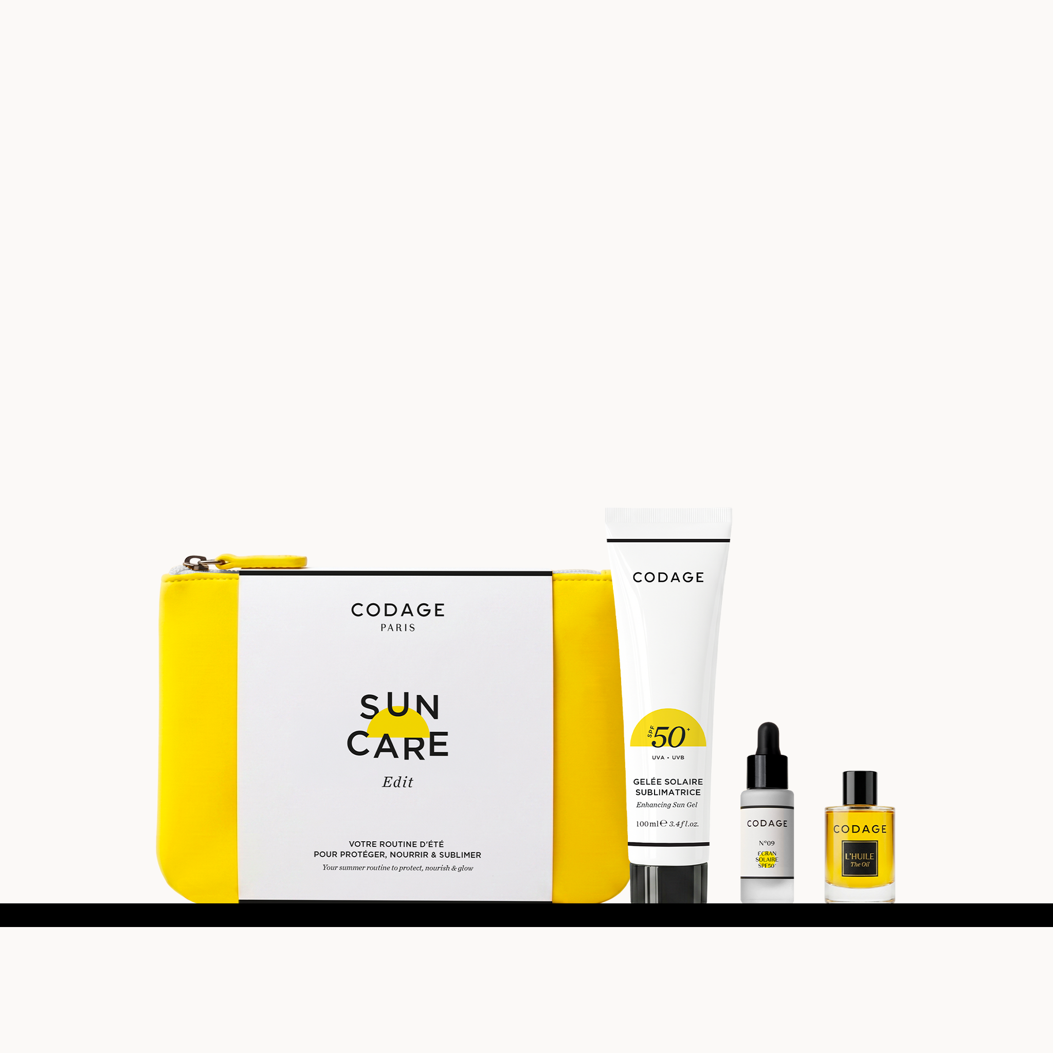CODAGE Paris Product Collection Suncare Edit